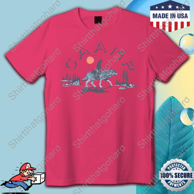 Official Caamp Merch Riding Wolf Shirt