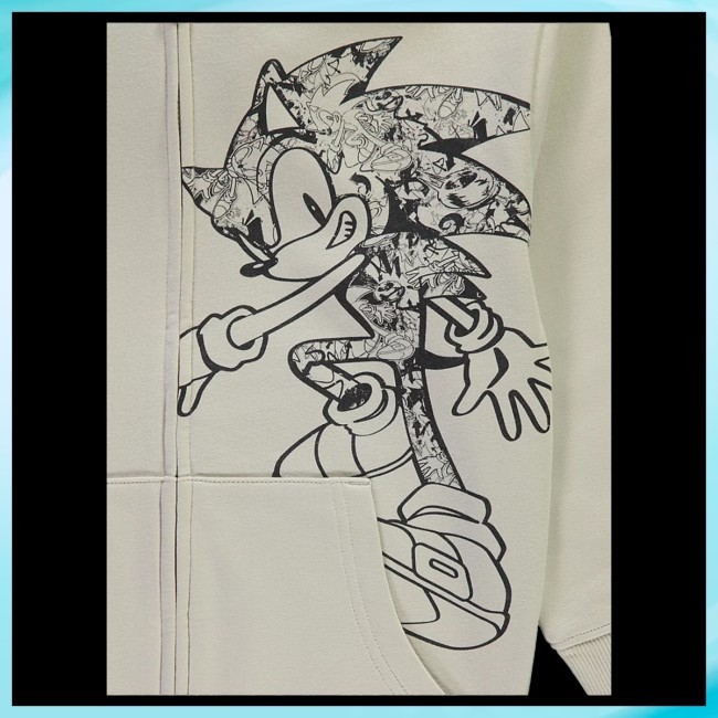 The Hedgehog Stone Graffiti Zip Up