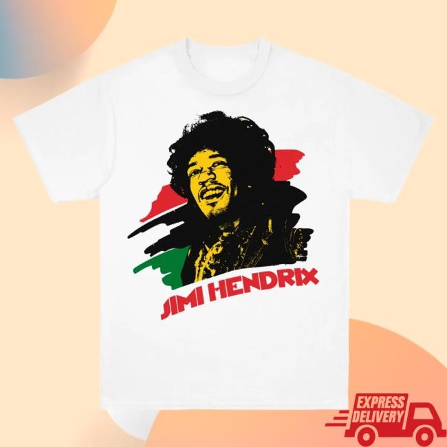 Official Jimi Hendrix Merch Store Jimi Hendrix Juneteenth Commemorative Photo Shirts