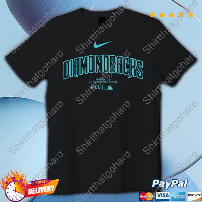 Official Men's Arizona Diamondbacks Nike Black Authentic Collection Velocity Performance Tee
