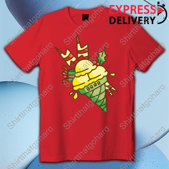 Gucci Mane Merch Brr Holiday Cone Crewneck Sweatshirt