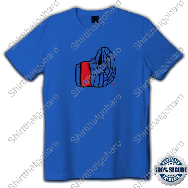 Official Chris Kreider Italian Hand Hockey Glove Shirt New