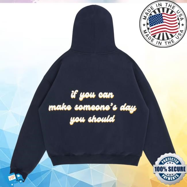 Official Pythia Clothing Pythia Make Someone's Day Pullover Hoodie - Navy Pythia Clothing