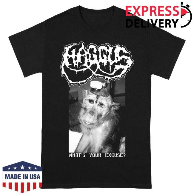 Official Reality Fade Merch Store Haggus 'What's Your Excuse?' LS T Shirt RealityFade