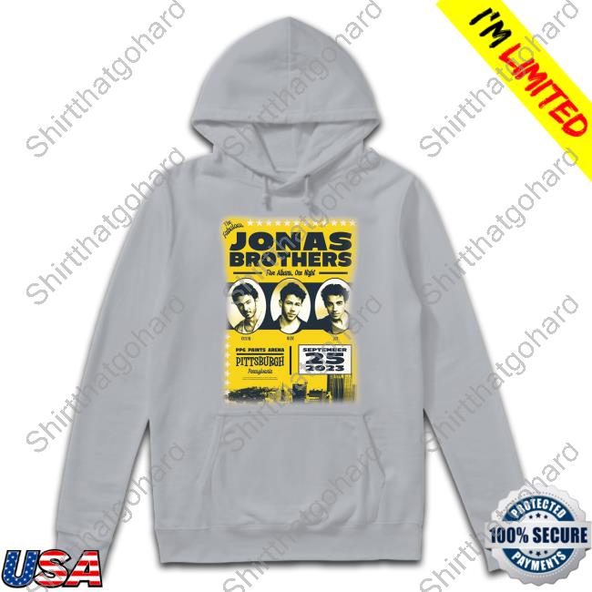 Jonas Brothers Merch Five Albums One Night Ppg Paints Arena Pittsburgh 2023 Shirts