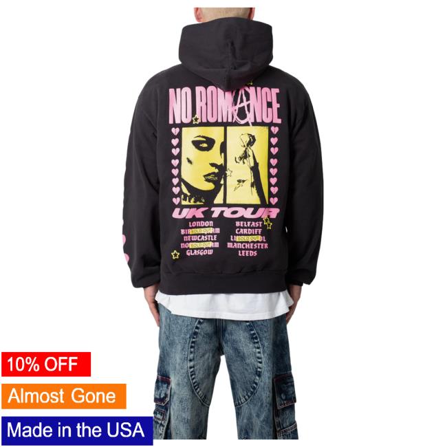 Official Mnml La Clothing Apparel No Romance Pullover Hoodie Mnmlla Store Shop