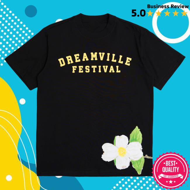Official Dreamville Music Festival 2023 Merch DV Fest Top Shirt Black Magnolia Dreamville Records