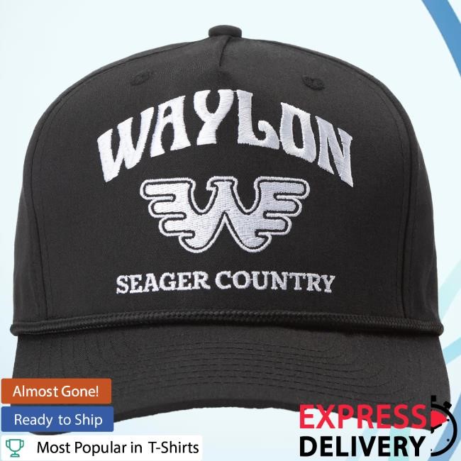 Official Seager Clothing Store Shop Seager Seager X Waylon Jennings Country Snapback Hat Black Seagerco