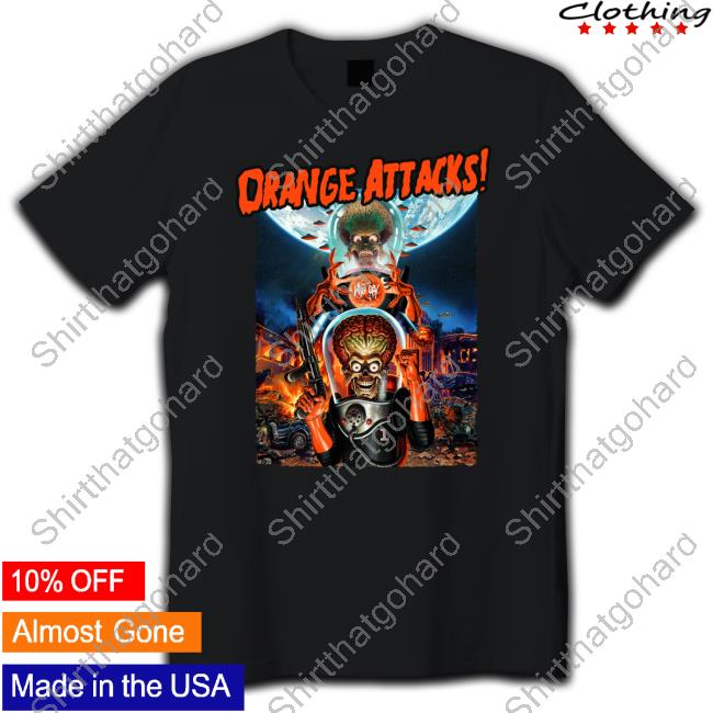Official Zimwhodey Merch Orange Attacks Hoodie