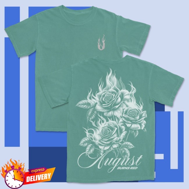 August Burns Red Burning Flowers Shirt ABR Merch