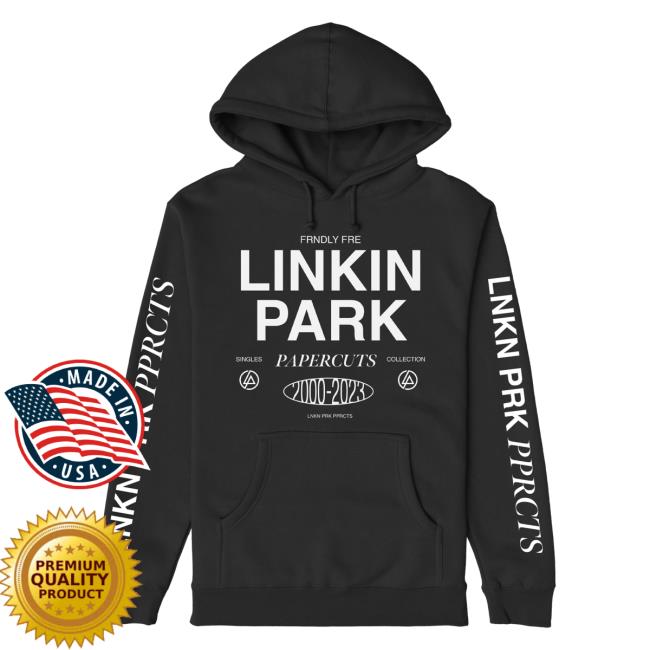 Linkin Park Merch Store Papercuts Singles Collection Black Sweatshirt