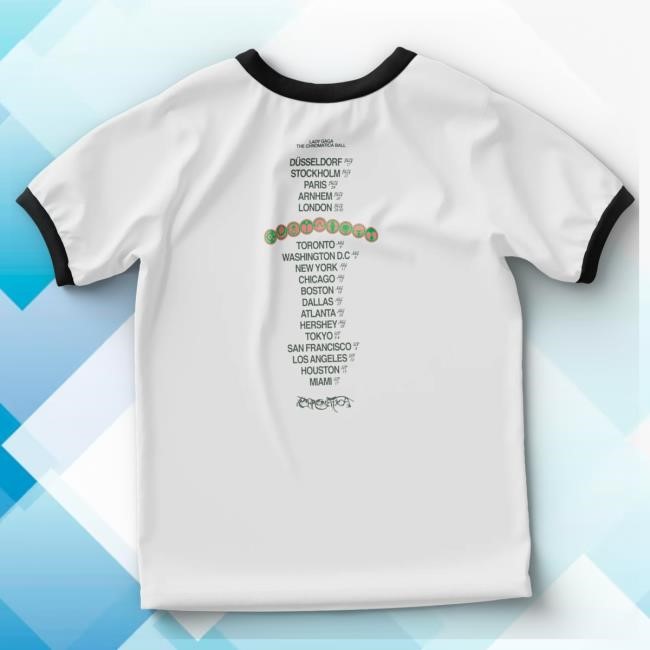Chromatica Ball Ringer Shirt Lady Gaga Merch Shop