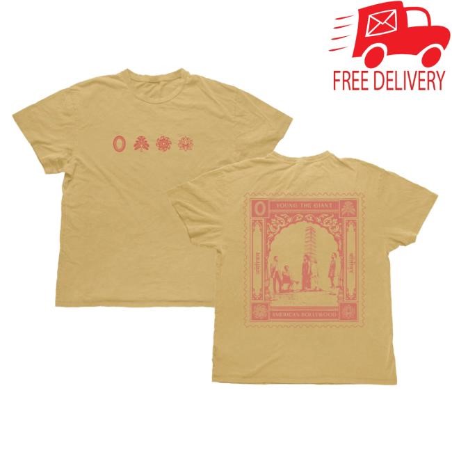 Stamp Mustard Tee – Young the Giant