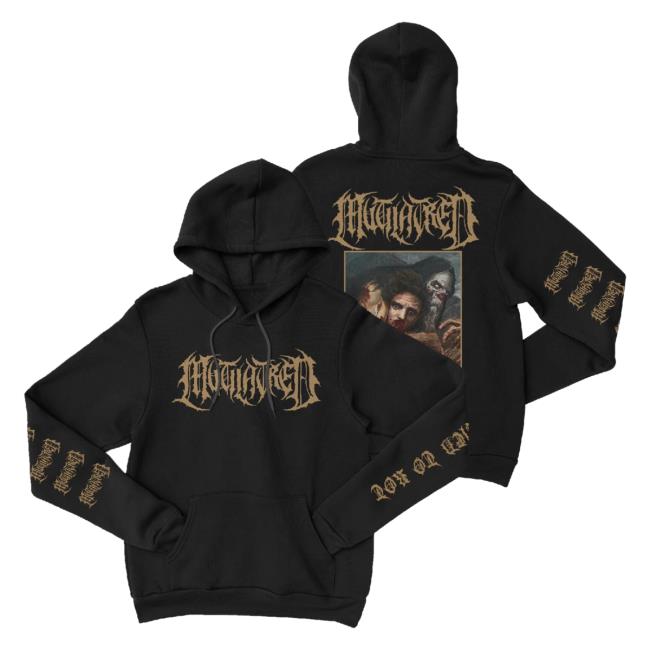 Official Night Shift Store Shop Mutilatred - Determined To Rot Crew neck Sweatshirt Nightshift Merch
