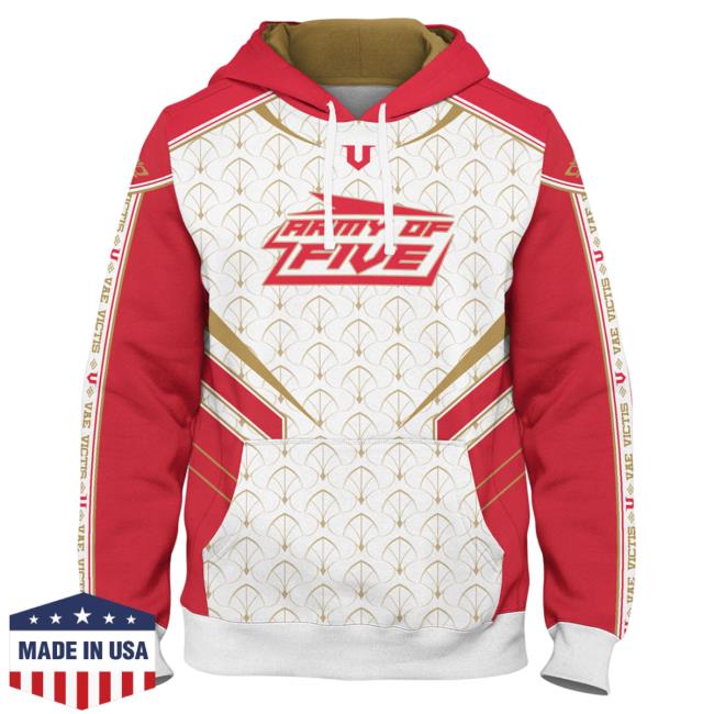 Soardogg Apparel Army Of Five Pro Crewneck Red/Gold