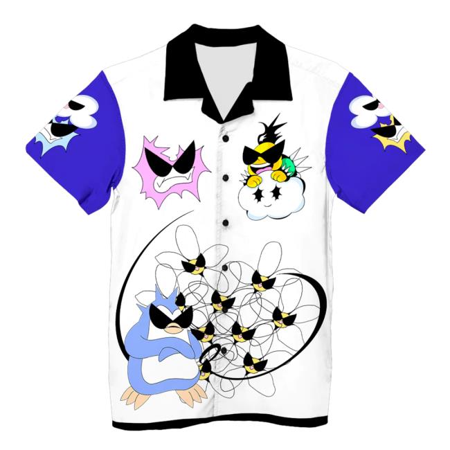Official Vapor95 Clothing Store Crimewave Hawaiian Tshirt Vapor 95