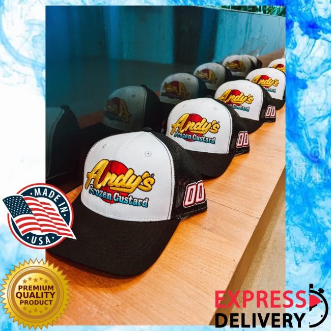 Official Andy's Frozen Custard Cole Custer #00 -Richardson snapback racing Cap