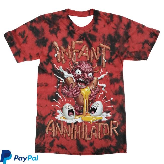Official Indie Merch Store Shop Infant Annihilator Meat Demon Hot Shirt Bloody Mess IndieMerchStore