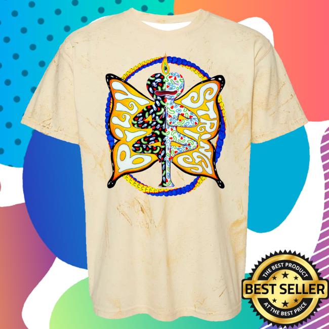 Official Billy Strings Merch Store Shop Billy Strings Split Butterfly (Dang Olsen) Tshirt