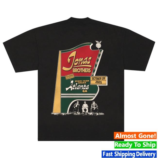 Official Jonas Brothers Merch Store Shop Greetings From Your Hometown - Atlanta, GA Tee JonasBrothers