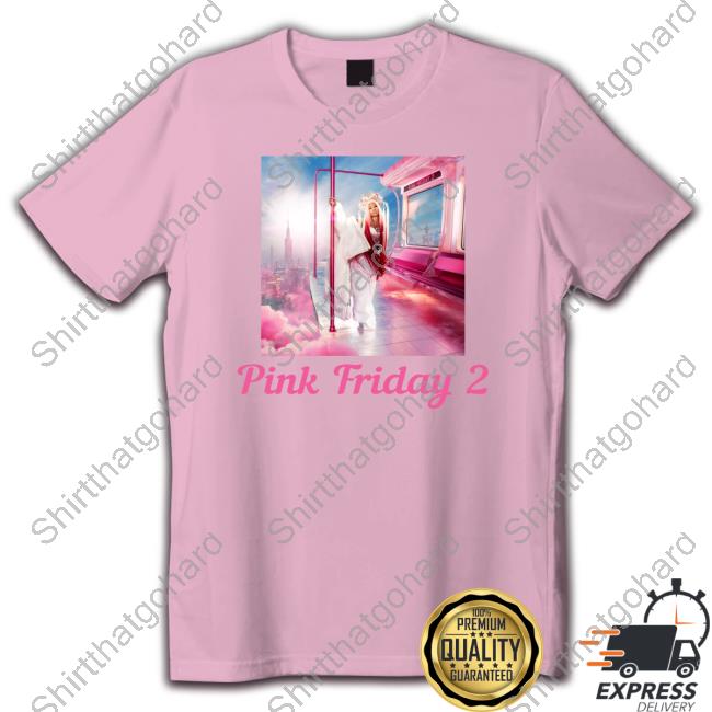 Official Aaliyah Hut Nicki Minaj Pink Friday 2 Tee Shirt