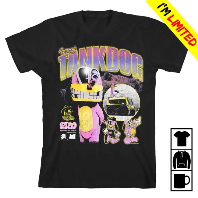 Official Portugal The Man Merch Bootleg Tank Dog Shirt 2024