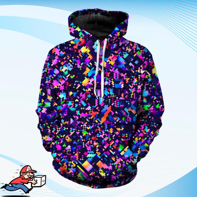 Iedm Clothing 8-Bit Confetti Unisex Hoodies Edm Apparel