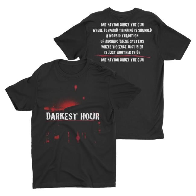 Official Night Shift Merch Store Shop Darkest Hour - Hidden Hands Of A Sadist Nation Popover Shirt Nightshift Merch