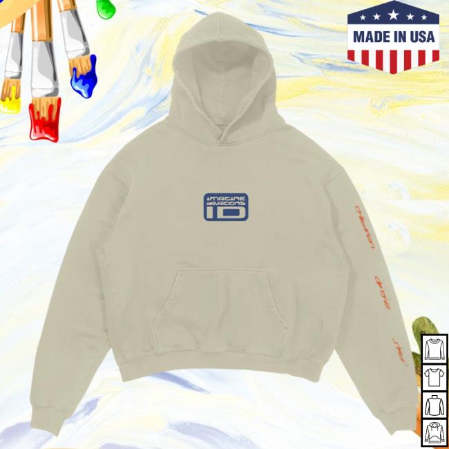 Official Interscope Records Imagine Dragons Merch Store Imagine Dragons The Brightest Sun Beige Popover Hoodie Imagine Dragons Apparel Clothing Shop