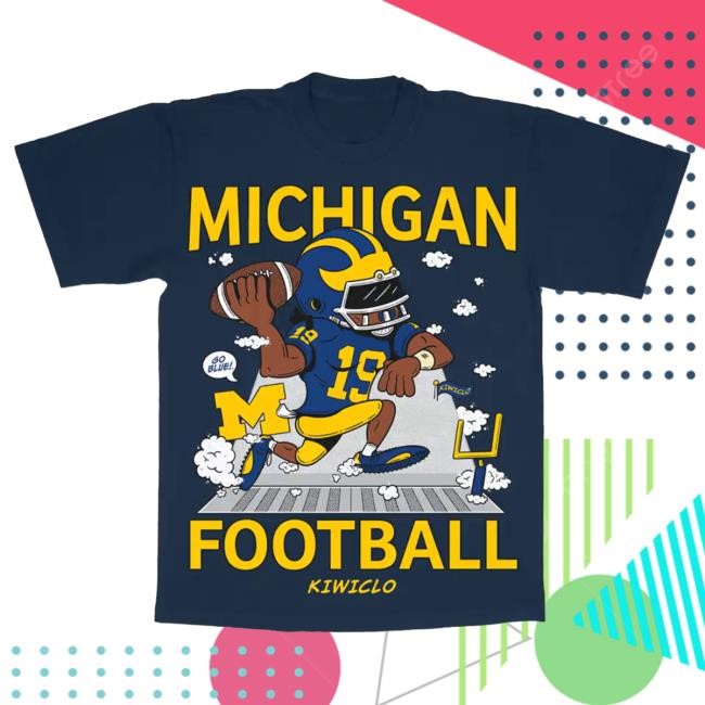 Official Kiwiclo X Bryce Underwood Michigan Football Navy Top Shirt