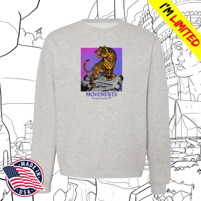 Movements Merch Tiger Hooded Sweatshirt