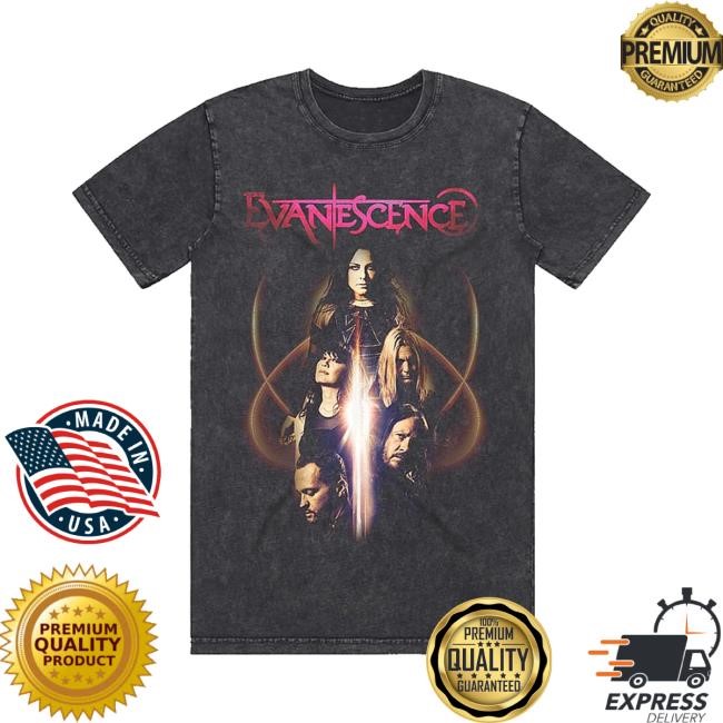 Evanescence - Admat Photo Mineral Wash Tee Evanescence Merch