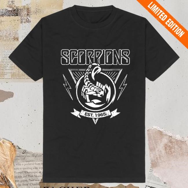Official Scorpions Store Merch Est 1965 Tee