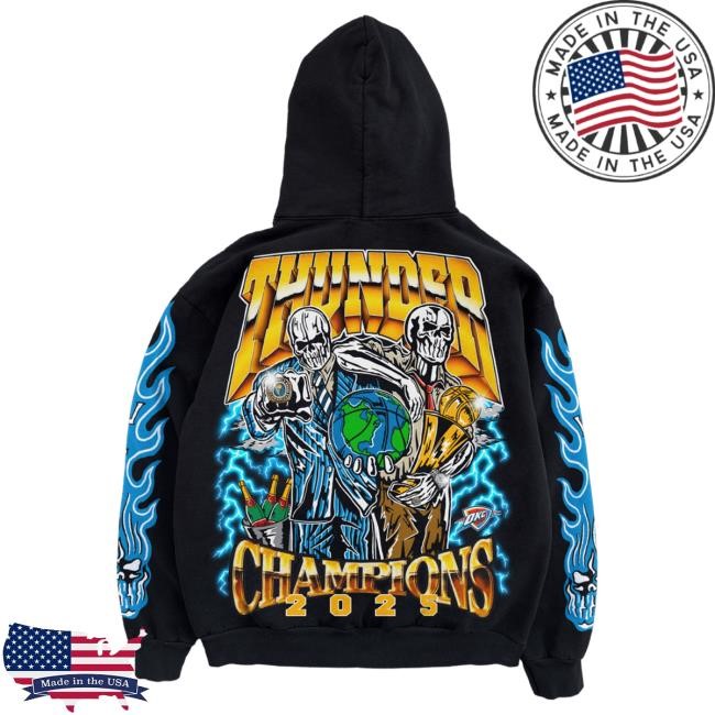 Thunder World Champs Attractive Hoodie - Black | Warren Lotas Official NBA