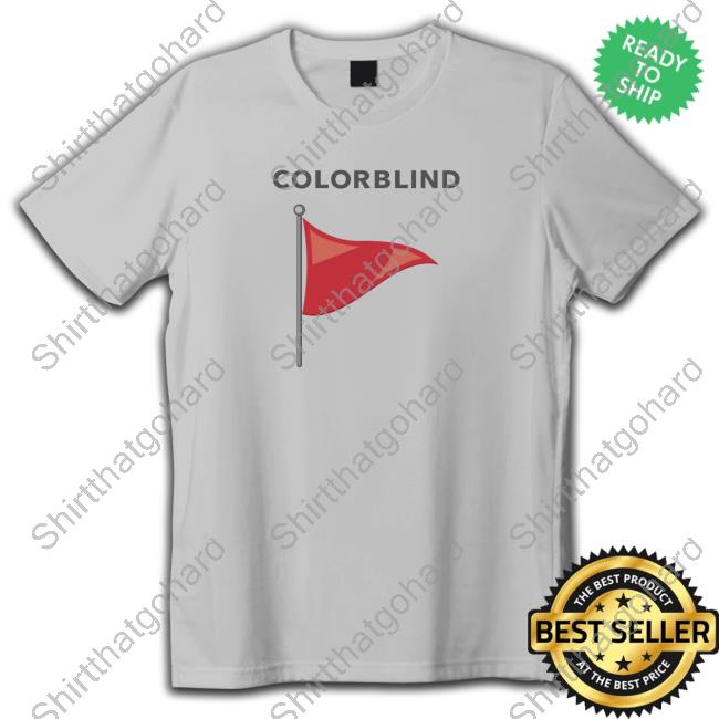 Official Mario Mirante Merch Red Flag Colorblind Tee