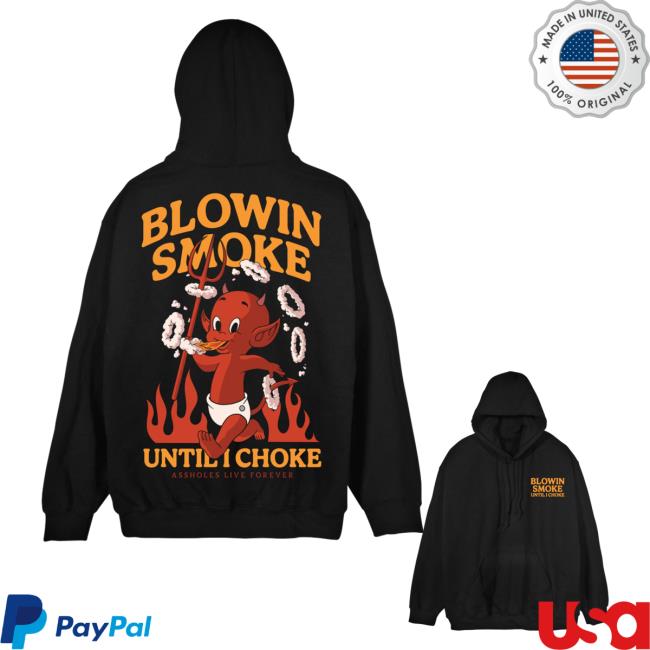 Official Linda Finegold Merch Store Blowin Smoke Until I Choke Long Sleeve Tees Black Lindafinegold Shop