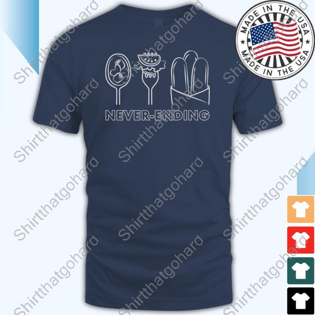 Official Olive Garden Shop Never Ending Shirt