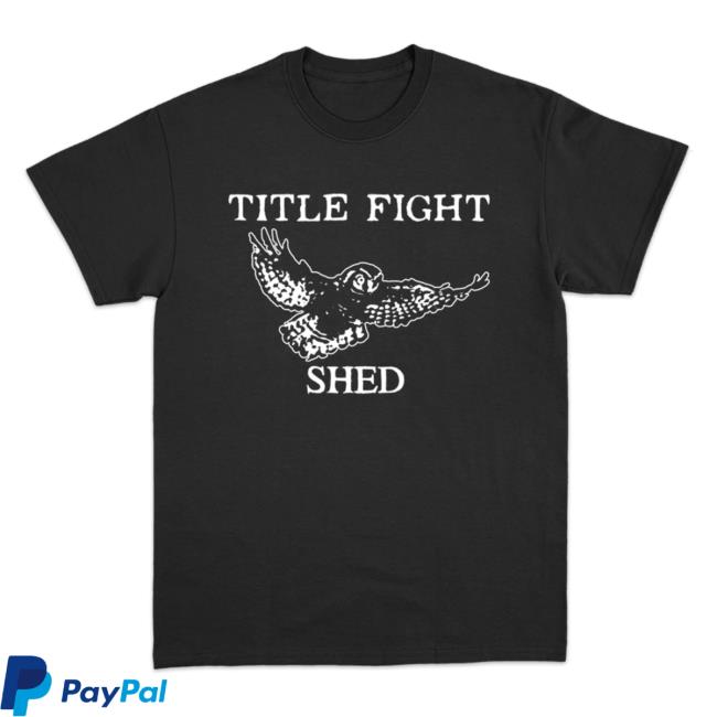 Official Free Divide Merch Title Fight Shed Owl Shirt