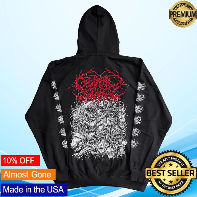 Official Reality Fade Merch Store Guttural Slug 'Paranormal Evisceration' Hooded Sweatshirt