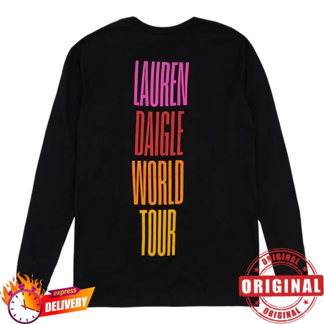 Official Lauren Daigle Merch Store Shop LaurenDaigle World Tour Long Sleeve Tee Shirt