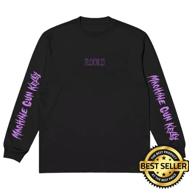 Official Machine Gun Kelly Merch Store Hotel Diablo Floor 13 LS Tee Machine Gun Kelly