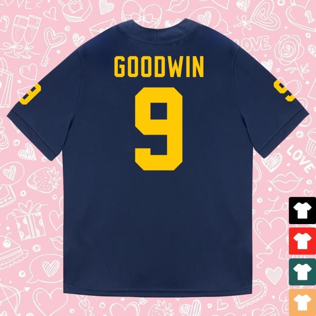 The M Den Michigan Wolverines #13 Caleb Anderson Student Athlete Blue Football Jersey New Shirt