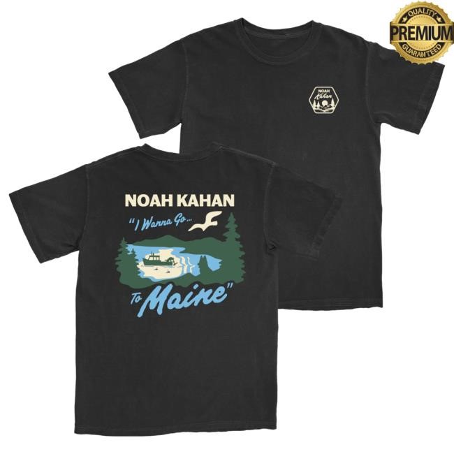 Official Noah Kahan Merch Store Maine Fishing Top Shirt