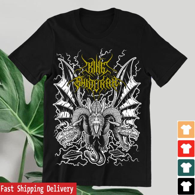 Official King Ghidorah METALCROPOLIS Nekro Variant T-Shirt