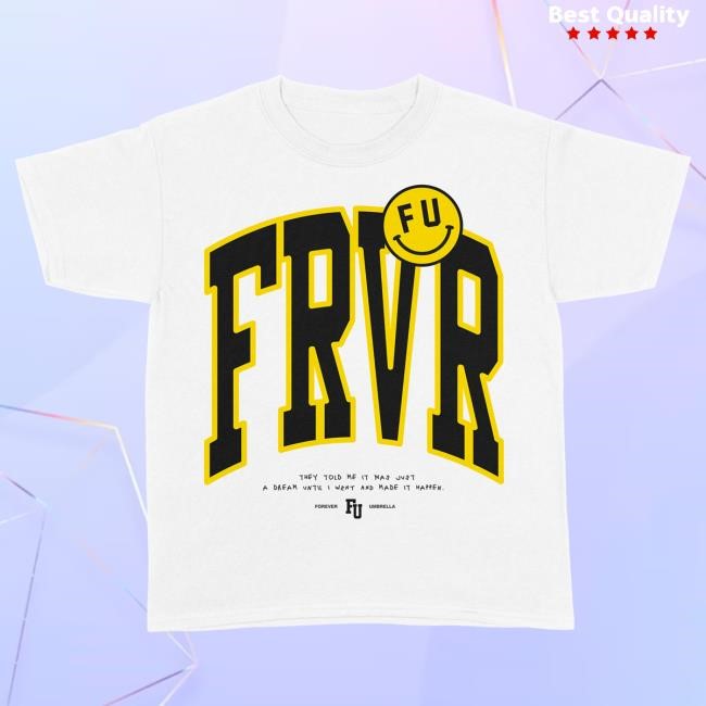 Official Tory Lanez Store Frvr White Tshirt Forever Umbrella Shop