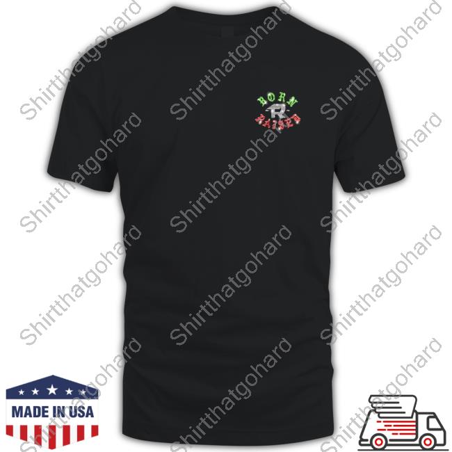 Born X Raised + Fuerza Regida Rocker Crew neck Sweatshirt Black