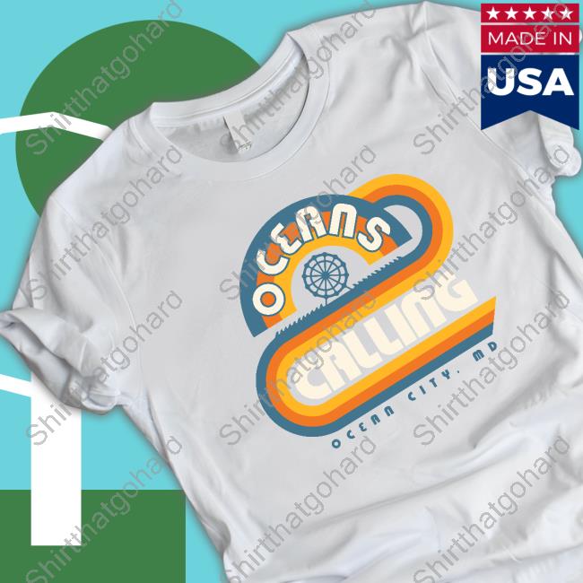 Official Oceans Calling Festival Merch Rainbow Lineup Shirts