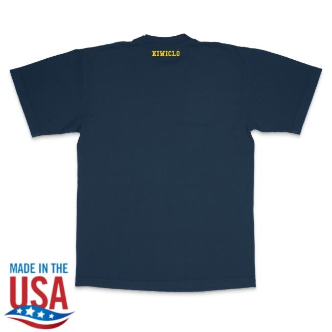 Future Fan Legacy Kids Michigan Caricature Tee Navy Kiwiclo