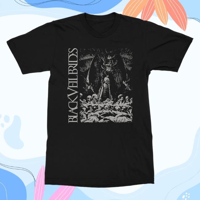 Official Black Veil Brides Merch Store Black Veil Brides Mourning Attractive Shirt Black Veil Brides Clothing Shop
