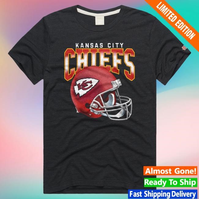 Kansas City Chiefs Gradient Helmet Tees Homage | Kansas City Chiefs Official | NFL Football